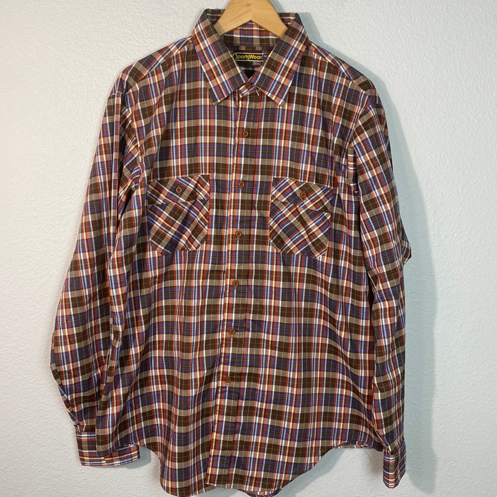 Vintage Men's Sears Sportswear‎ Plaid Shirt